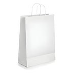 Kraft Paper Bags 13x7x13 inch (White) Twisted Handle