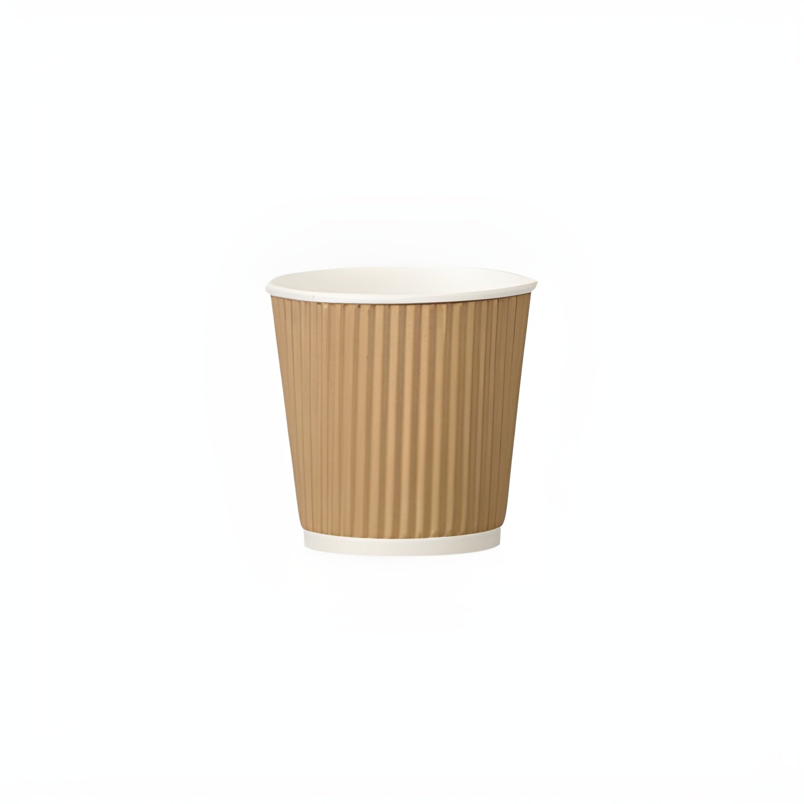 Ripple wall Paper Cup 4oz (120ml) (Kraft/Black/White)